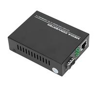 Convertisseur de média, Gigabit SFP vers Ethernet Convertisseur de média Fibre LC multimode, 0/100/1000Base-Tx vers 1000Base-FX, Convertisseur Fibre vers Ethernet