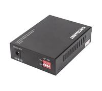 Convertisseur de média - Intellinet - Gigabit PoE+ - Fibre optique - RJ-45 - 20 km