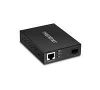 Convertisseur de Média - TRENDNET - TFC-PGSFP - 1 Port - Gigabit Ethernet - PoE+