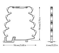 Convertisseur de mesure JUMPFLEX® Amplificateur isolateur avec réglage fixe pour signaux de tension WAGO 857-416 1 pc(s)