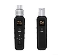 Convertisseur de microphone sans fil UHF XLR pour système de micro | Transmission UHF stable, son haute fidélité à faible latence, installation plug-and-play, compact pour vivre et utiliser