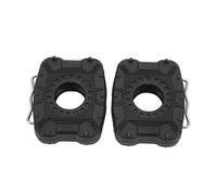 Convertisseur de pédale de vélo, Adaptateur de pédale Automatique en Alliage d'aluminium et Nylon Durable pour vélos de Route, VTT, Amateurs de Cyclisme, Noir, 154 g, 1 Paire