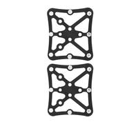 Convertisseur de pédales de cyclisme antiglisse, construction en alliage d'aluminium, mécanisme de libération rapide pour récupération de blessures, adaptateur de pédales en alliage d'aluminium