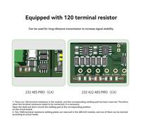 Convertisseur de port série RS232/422/485 PRO de qualité industrielle avec boîtier métallique DST244P-AA
