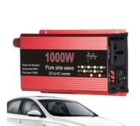 Convertisseur de pour Voiture, onduleur Adaptateur d'inverseur de de | Voiture Convertisseur de 12V DC à 120V AC, adaptateur de prise de chargeur de voiture