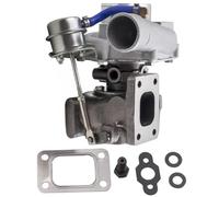 Convertisseur de Pression GT25 GT28 T25 T28 GT2871 GT2860 Turbocompresseur Universel 0,6A/R Turbo 400 CV+ Refroidi par Eau A/R .60 Turbine à paliers de roulement Électrovanne Turbo
