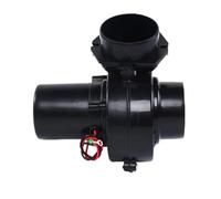 Convertisseur de Pression Universel 3'' pour turbocompresseur de Voiture, générateur d'admission d'air, pièces Turbo, électrovanne Turbo Noire