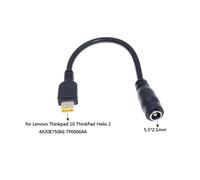 Convertisseur de prise adaptateur secteur CC pour ordinateur portable Lenovo ThinkPad 10 Helix 2,connecteur de prise femelle à carré,chargeur d'ordinateur portable,5.5x2.1mm
