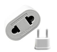 Convertisseur de prise de voyage européen, adaptateur de prise de voyage européen, Prise multifonctionnelle pour les voyages, Prise internationale portable, adaptateur de voyage chargeur mural pour vo
