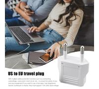 Convertisseur de Prise US Europe, convertisseur de Prise de Voyage européen - Convertisseur de Voyage États-Unis Europe | Chargeur Mural Mondial, Adaptateur de, Internationale