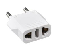 Convertisseur de prise US Europe, convertisseur de prise de voyage européen - Prise multifonctionnelle pour les voyages - Chargeur mural mondial, adaptateur de voyage, prise internationale pour ordina