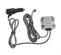 Convertisseur de puissance 30 V CC 12 V 24 V entrée 3,5 A Sortie voiture avec interrupteur IP68 Boîtier en métal étanche pour mise à niveau électrique du véhicule Gris (câble CC de 3 mètres)