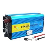 Convertisseur de Puissance à Onde sinusoïdale Pure 3000W/3500W/4000W CC 12V/24V vers CA 110V/220V - 2 Prises for Voiture avec Un(3000W,24Vto110V)