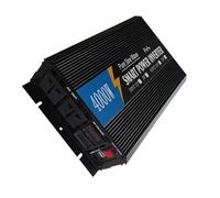 Convertisseur de Puissance à Onde sinusoïdale Pure 4000 W/5000 W, convertisseur Haute Puissance 12 V/24 V CC vers 220 V CA for Prise Allume-Cigare(12v-220v,5000W)