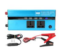 Convertisseur de puissance avec port USB. Convertit le courant continu 12 V en courant alternatif 220 V (onde sinusoïdale pure). Conception compacte