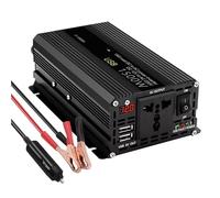 convertisseur de Puissance Convertissr Puissance pour Voiture BMW F10 F30 1500W Adaptatr Chargr Portable 12V CC vers 220V CA Prise Accessoires Automobiles(1500W Black A)