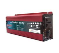 convertisseur de Puissance Onduleur 1000W 1600W 2200W 3000W DC 24V 48V 60V vers AC 110-120V 60Hz Convertisseur Tension À Onde Sinusoïdale Pure Voiture Micro-onduleur(48V,3000W)