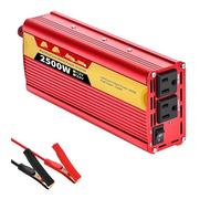 convertisseur de Puissance Onduleur 12v 60hz 24v 600w 1500w 2000w 2500w Portable Véhicule Monté Convertisseur Domestique Prise Universelle Accessoires Auto(24V2500W 110V)