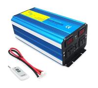 convertisseur de Puissance Onduleur 2000W-8000W À Onde Sinusoïdale Pure Convertisseur DC 24V 220V Universel pour Énergie Solaire pour Caravane Extérieur Voyage(3000W-6000W RC)