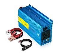 convertisseur de Puissance Onduleur 24 V 220 V À Onde Sinusoïdale Pure Convertisseur Puissant pour Système d'alimentation Solaire 60 Hz pour Camping-Cars Et Caravanes(1000W Peak)