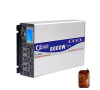 Convertisseur de Puissance, Onduleur Pure Wave Current 4000W/5000W/6000W/8000W (Valeur de crête) Transformateur DC 12V/24V/48V/60V à AC Onde sinusoïdale Automobile, Domestique