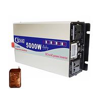 Convertisseur de Puissance, Onduleur Pure Wave Current 4000W/5000W/6000W/8000W (Valeur de crête) Transformateur DC 12V/24V/48V/60V à AC Onde sinusoïdale Automobile, Domestique