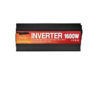 convertisseur de Puissance Onduleur Sinusoïdal Pur 12V vers 110/220V 1000W 1600W 2000W 3000W 4000W Convertisseur D'énergie Solaire Banque d'alimentation Portable(220-240V 50Hz,1600w)