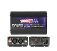 convertisseur de Puissance Onduleur Sinusoïdal Pur 12V vers 220V CA 3000W 4000W CC 50 Hz 60 Hz Convertisseur Batterie Externe Portable Transformateur D'onduleur Solaire(3000W A)