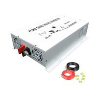 convertisseur de Puissance Onduleur Sinusoïdal Pur 2 KW 24V 220V pour Panneaux Solaires Éolien Transformateur Batterie Convertisseur 12V/36V/48V CC vers 120V/240V CA(12V,240V)