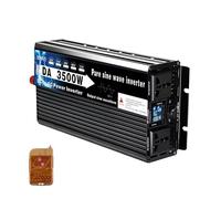 convertisseur de Puissance Onduleur Sinusoïdal Pur DC 48V/60V/72V vers AC 120V 3500W 5500W 6000W Transformateur Puissance Onduleur Solaire Voiture Convertisseur LCD(3500W Remote,72V)