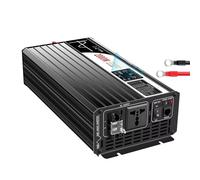 convertisseur de Puissance Onduleur Solaire À Onde Sinusoïdale Pure 1500W 2000W 2500W 3000W 12V/24V/48V DC vers 110V 220V AC Écran LCD(24V,220-230V,2000W)