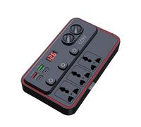 Convertisseur de Puissance pour Voiture | Adaptateur de Charge Rapide | Convertisseur de Courant Continu Alternatif | pour Camion SUV Camping Car Road Trip Voyage Trajet Quotidien