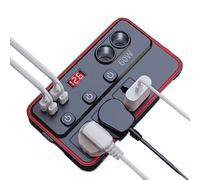 Convertisseur de Puissance pour Voiture - Convertisseur Portable 12/24V 220V, de Courant Continu Alternatif,pour Camion Véhicule Automobile Pickup SUV Camping-Car Téléphone Tablette Ordin