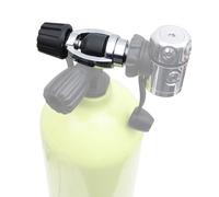 Convertisseur De Régulateur À Joug - Adaptateur DIN Laiton Avec Couvercle Anti-poussière, Connecteur Solide De Premier Étage | Accessoire D'équipement De Plongée Sous-marine Compact Au Design Moder