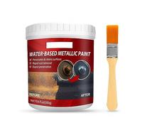 Convertisseur de rouille, 100/300 g, convertisseur d'élimination de la rouille, peinture métallique, peinture métallique à base d'eau, antirouille multifonction, pour métal (1 pièce, 300 g)