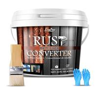 Convertisseur de Rouille - Peinture Antirouille et Apprêt Métal Noir - Dissolvant de Rouille, Effet Anti-Rouille Durable, Peinture Inhibiteur de Rouille pour Voitures et Surfaces Métalliques (946ml)