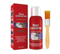 Convertisseur de rouille pour voiture, avec apprêt - Noir, antirouille, convertisseur de rouille avec pinceau 2 en 1, dissolvant de poudre de fer, apprêt de protection contre la rouille pour métal