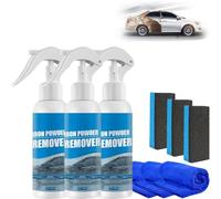 Convertisseur De Rouille Spray,Rust Remover Spray,Antirouille Voiture,Antirouille Carrosserie,Highly Concentrated Steel Rust Remover,Traitement Antirouille Pour Métal,Stop-Rouille Anti-Rouille (3PC)