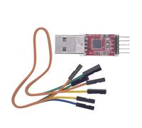 Convertisseur de série USB 2.0 à TTL UART, Module 5 broches avec ligne Dupont B45 rouge, CP2102, 10 jeux/lot, livraison gratuite