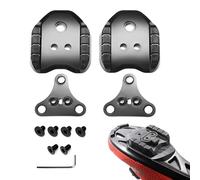 Convertisseur de serrures pour chaussures de vélo de 2 pièces, compatible avec la pédale pour vélos Shimano SPD, SM-SH41, Convertisseur de serrures pour vélos de route à montagne