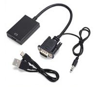 Convertisseur de Signal Analogique vers Numérique 1080P Audio Vidéo, Adaptateur Câble HD E305 pour Home Cinéma TV
