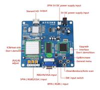 Convertisseur de Sortie VidéO HD VGA/RGB/CGA//YUV Vers Compatible pour le Arcade Blue Game Machine