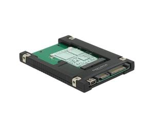 Convertisseur de stockage 2,5"" vers mSATA - M.2 - DELOCK - Noir