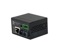 LevelOne IEC-4301 convertisseur de Support réseau 100 Mbit/s Monomode Noir