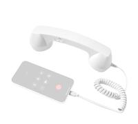 Convertisseur de téléphone classique : adaptateur audio de type C, récepteur d'écouteur rétro, connecteur de microphone intégré, accessoire de prise durable | cuisine, chambre, salon, bureau M
