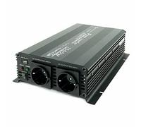 SOLARTRONICS NM 1500 Convertisseur de Tension 12V 230V Sinus modifié 1500W - 3000W Puissance de crête - Onduleur 12V à 230V convertisseur de Courant avec Prise Schuko & USB