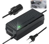 Convertisseur de Tension 220v à 12v, Adaptateur Prise Allume-Cigare, convertisseur Adaptateur Secteur, Adaptateur Alimentation glacière, redresseur Secteur pour compresseur glacière et Ventilateurs