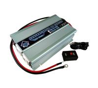 Convertisseur de tension 24/220V 1200W avec télécommande
