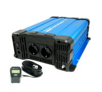 Convertisseur de Tension 24V 2000 Watt Pur Sinus Onduleur Affichage Télécommande