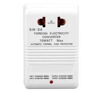 Convertisseur de Tension 70W 110V/120V à 220V/240V Transformateur de convertisseur de Tension élévateur et Descendant (fiche Standard CN